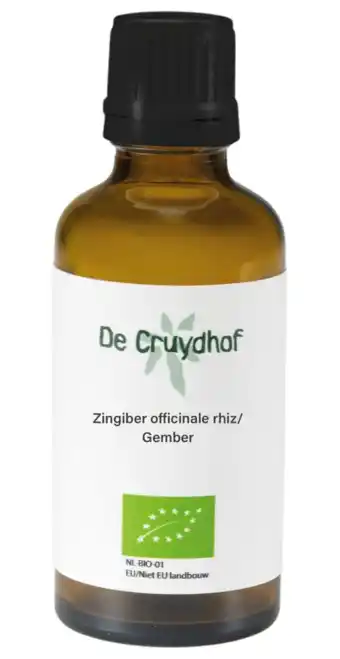 De Online Drogist Cruydhof Zingiber Officinale Rhiz/Gember Druppels aanbieding