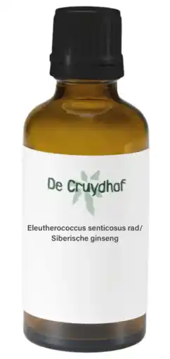 De Online Drogist Cruydhof Eleutherococcus Senticosus Rad/Siberische Ginseng Druppels aanbieding