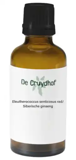 De Online Drogist Cruydhof Eleutherococcus Senticosus Rad/Siberische Ginseng Druppels aanbieding