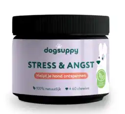 De Online Drogist Dogsuppy Anti-Stres & Angst Chewies aanbieding