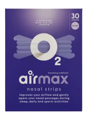 De Online Drogist Airmax Neusstrips Clear aanbieding