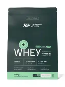 De Online Drogist The Green Athlete Whey Protein Concentrate Unflavoured Bio Poeder aanbieding