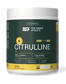 De Online Drogist The Green Athlete L-Citruline-Malate Poeder aanbieding