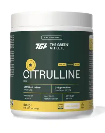 De Online Drogist The Green Athlete L-Citruline-Malate Poeder aanbieding