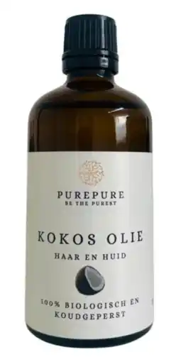 De Online Drogist PurePure Kokos Olie Haar en Huid aanbieding
