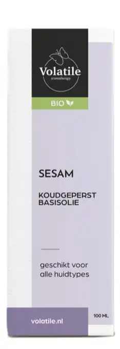 De Online Drogist Volatile Sesam Koudgeperst Basisolie Bio aanbieding