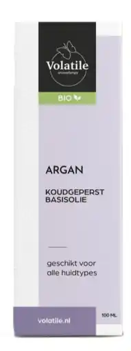 De Online Drogist Volatile Argan Koudgeperst Basisolie Bio aanbieding