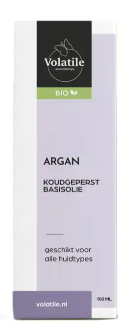 De Online Drogist Volatile Argan Koudgeperst Basisolie Bio aanbieding