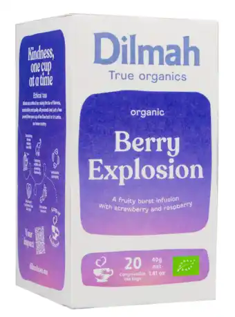 De Online Drogist Dilmah Organic Berry Explosion Thee aanbieding