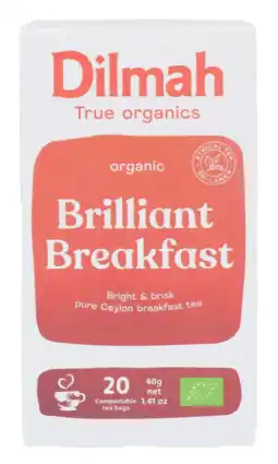De Online Drogist Dilmah Brilliant Breakfast Ceylon Tea aanbieding