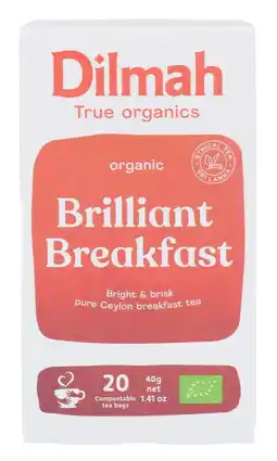 De Online Drogist Dilmah Brilliant Breakfast Ceylon Tea aanbieding