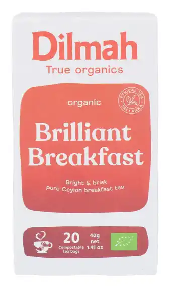 De Online Drogist Dilmah Brilliant Breakfast Ceylon Tea aanbieding