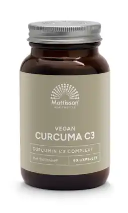 De Online Drogist Mattisson HealthStyle Curcuma C3 Vegan Capsules aanbieding