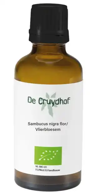 De Online Drogist Cruydhof Sambucus Nigra Flor/Vlierbloesem Druppels aanbieding