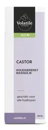 De Online Drogist Volatile Castor Koudgeperst Basisolie Bio aanbieding