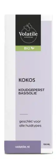 De Online Drogist Volatile Kokos Koudgeperst Basisolie Bio aanbieding