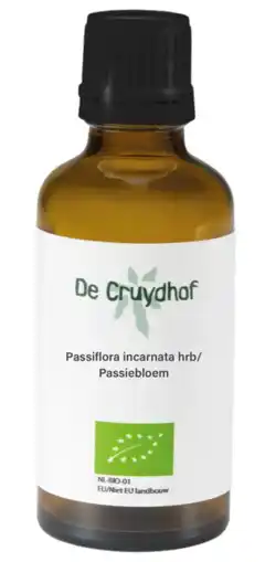 De Online Drogist Cruydhof Passiflora Incarnata Hrb/Passiebloem Druppels aanbieding