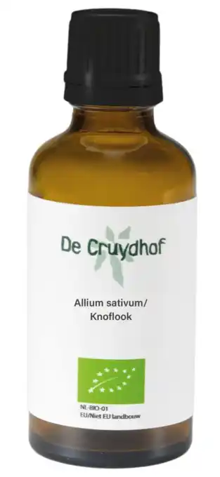 De Online Drogist Cruydhof Allium Sativum/Knoflook Druppels aanbieding