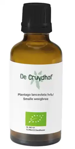 De Online Drogist Cruydhof Plantago Lanceolata Hrb/Smalle Weegbree Druppels aanbieding