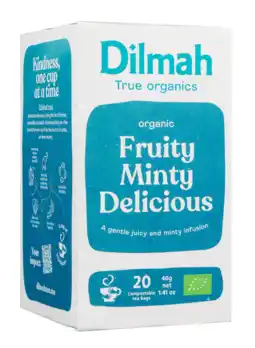 De Online Drogist Dilmah Organic Fruity Minty Delicious Thee aanbieding