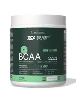 De Online Drogist The Green Athlete BCAA 2:1:1 Poeder aanbieding