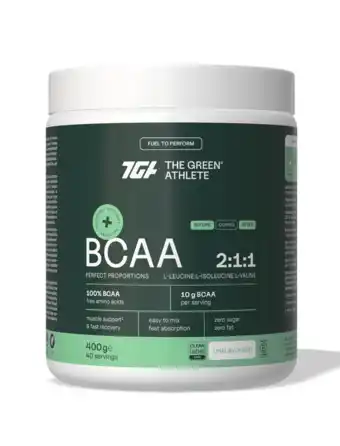 De Online Drogist The Green Athlete BCAA 2:1:1 Poeder aanbieding