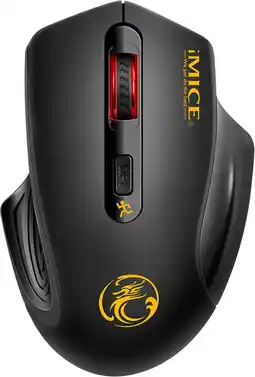 Bol.com Draadloze muis - 4 knoppen - 800/1200/1600 instelbare DPI - 10M - Zwart aanbieding