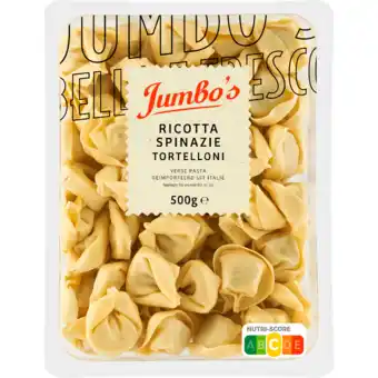 Jumbo Jumbo's Ricotta Spinazie Tortelloni 500 g aanbieding