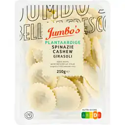 Jumbo Jumbo's Plantaardige Spinazie Cashew Girasoli 250 g aanbieding