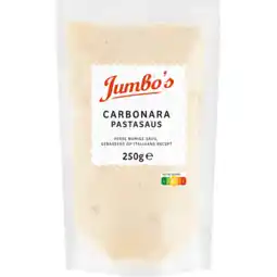 Jumbo Jumbo's Pastasaus Carbonara 250 g aanbieding