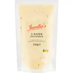 Jumbo Jumbo's Pastasaus 5 Kazen 250 g aanbieding