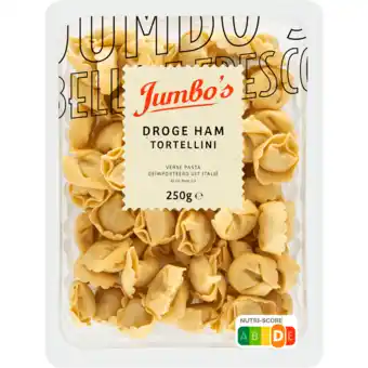 Jumbo Jumbo's Droge Ham Tortellini 250 g aanbieding