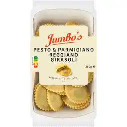 Jumbo Jumbo's Pesto & Parmigiano Reggiano Girasoli 250 g aanbieding
