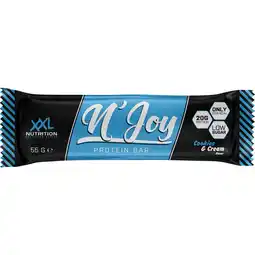Jumbo XXL Nutrition N'Joy Protein bar Cookies & Cream 55g aanbieding