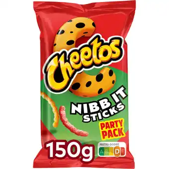 Jumbo Cheetos Nibb-it Sticks Naturel Chips 150 gr aanbieding
