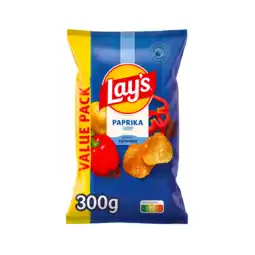 Jumbo Lay's Paprika Chips 300 gr aanbieding