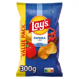 Jumbo Lay's Paprika Chips 300 gr aanbieding