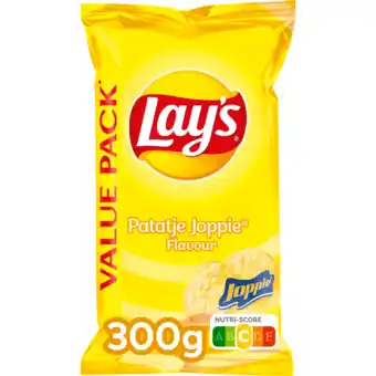 Jumbo Lay's Patatje Joppie Chips 300 gr aanbieding