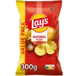 Jumbo Lay's Naturel Chips 300 gr aanbieding