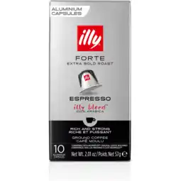 Jumbo illy Espresso Forte Koffiecups 10 Stuks aanbieding