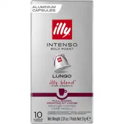 Jumbo illy Lungo Intenso Koffiecups 10 Stuks aanbieding