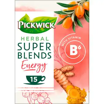 Jumbo Pickwick Herbal Super Blends Energy Kruidenthee aanbieding