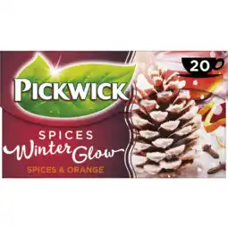 Jumbo Pickwick Spices Winterglow Zwarte Thee 20 Stuks aanbieding