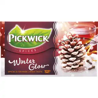 Jumbo Pickwick Spices Winterglow Zwarte Thee 20 Stuks aanbieding