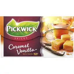 Jumbo Pickwick Spices Caramelised Vanilla Zwarte Thee 20 Stuks aanbieding