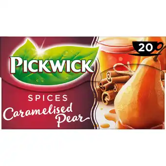 Jumbo Pickwick Spices Caramelised Pear Zwarte Thee 20 Stuks aanbieding
