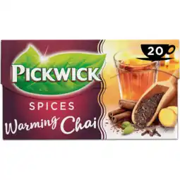 Jumbo Pickwick Spices Warming Chai 20 x 2 g aanbieding