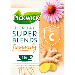 Jumbo Pickwick Herbal Super Blends Immunity Kruidenthee aanbieding