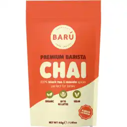 Jumbo Barú Organic Premium Barista Chai 40g aanbieding