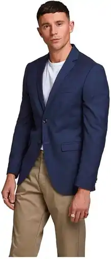 Amazon JACK & JONES Jprfranco Blazer Noos zakelijke jas voor heren, navy, 48 aanbieding